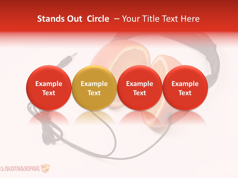 Fifties Blue Eyes Ridiculous PowerPoint Template