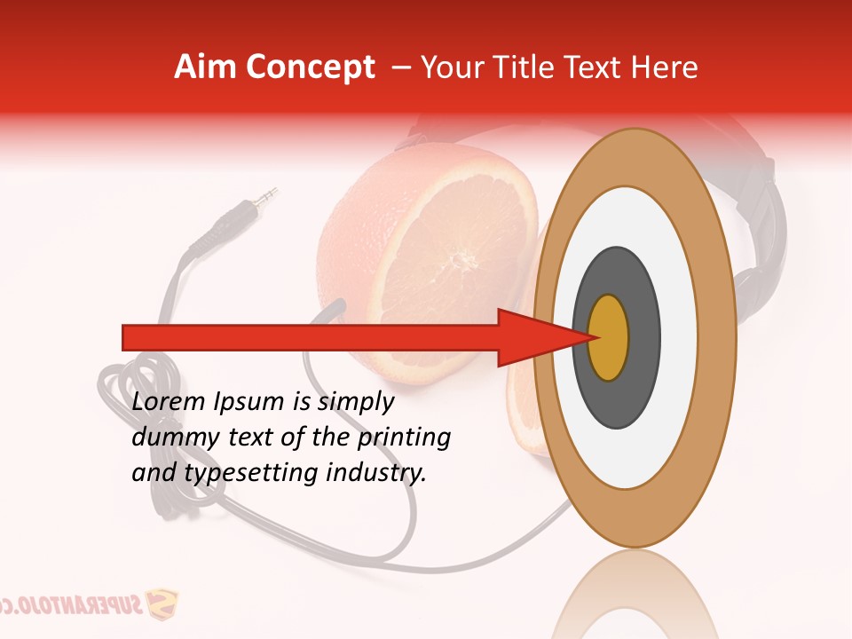 Fifties Blue Eyes Ridiculous PowerPoint Template