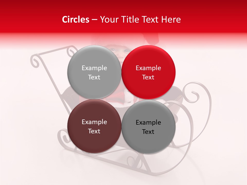 Mustache Laughter Blue Eyes PowerPoint Template