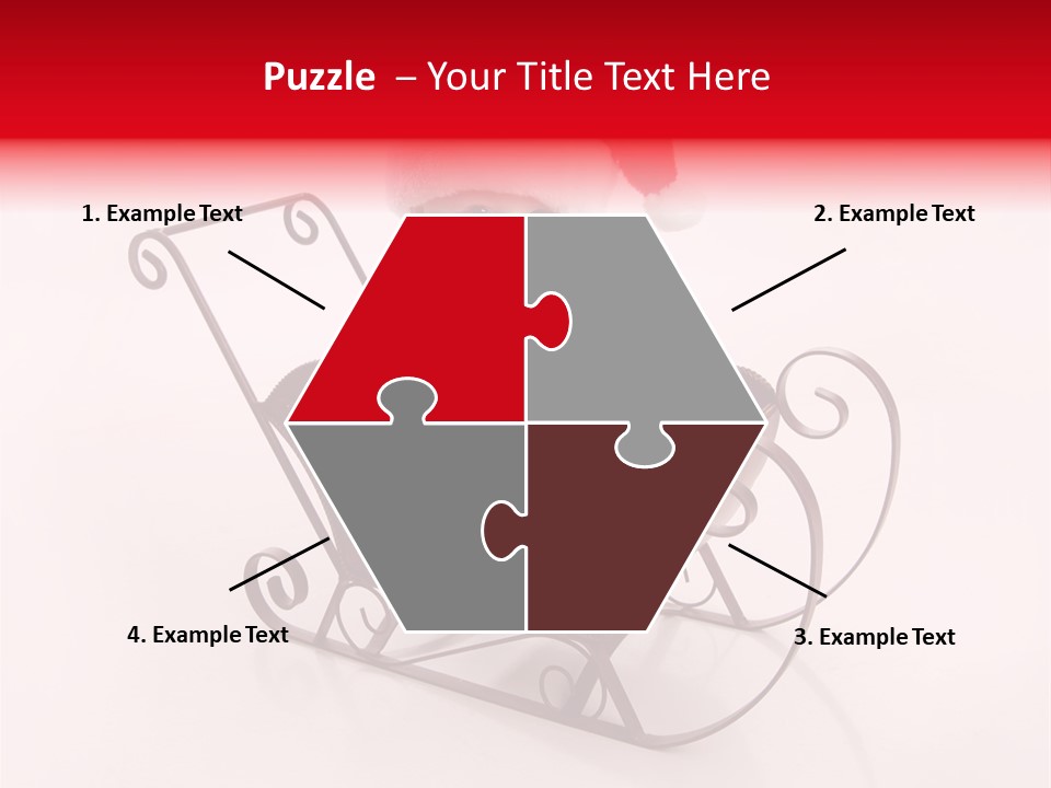 Mustache Laughter Blue Eyes PowerPoint Template