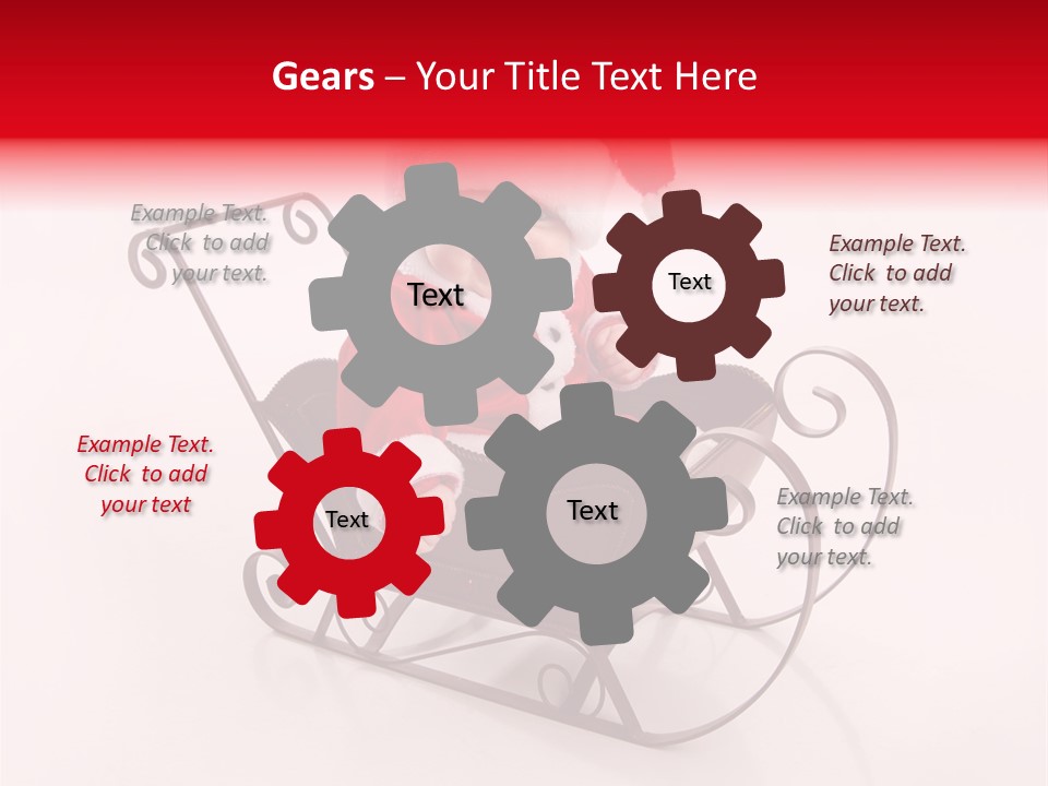 Mustache Laughter Blue Eyes PowerPoint Template