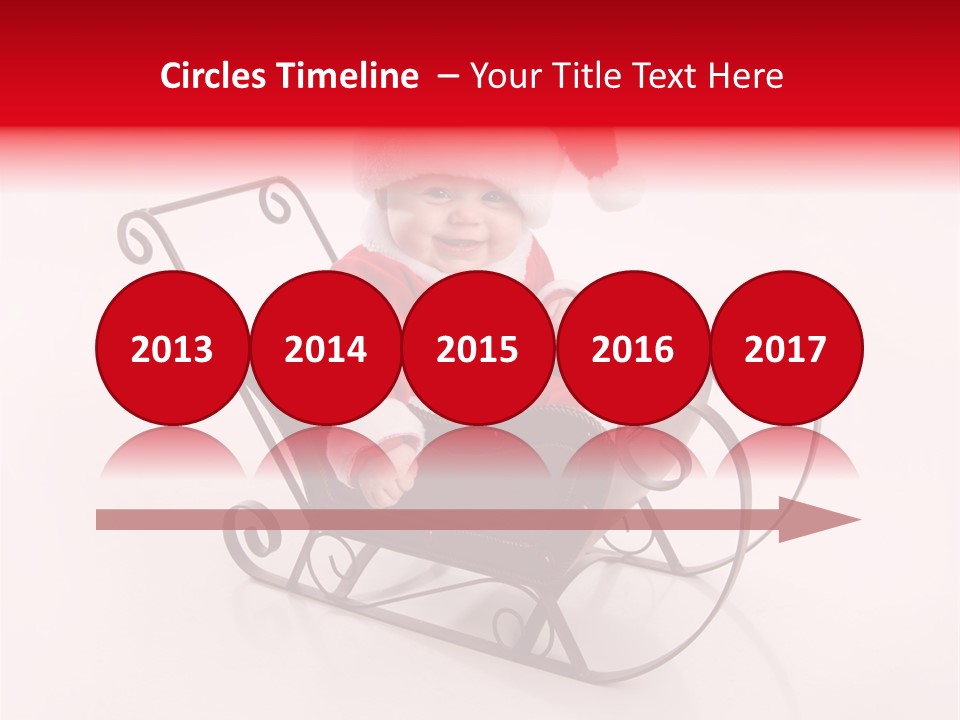 Mustache Laughter Blue Eyes PowerPoint Template