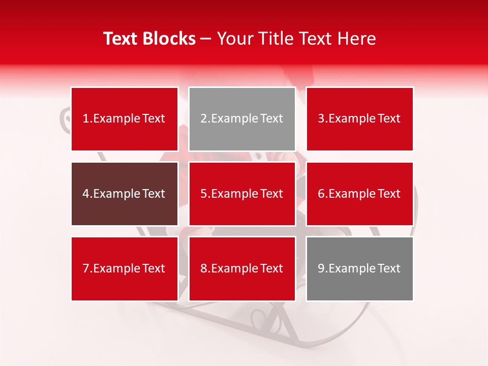 Mustache Laughter Blue Eyes PowerPoint Template