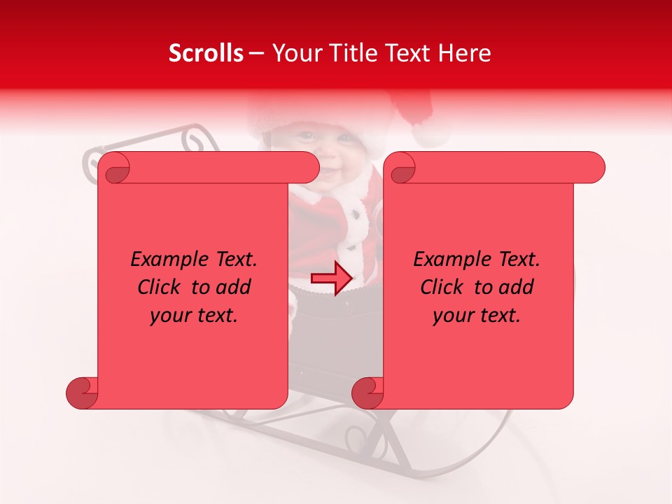 Mustache Laughter Blue Eyes PowerPoint Template