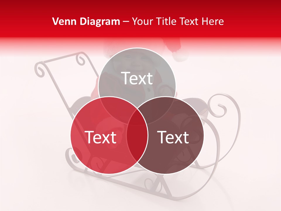 Mustache Laughter Blue Eyes PowerPoint Template