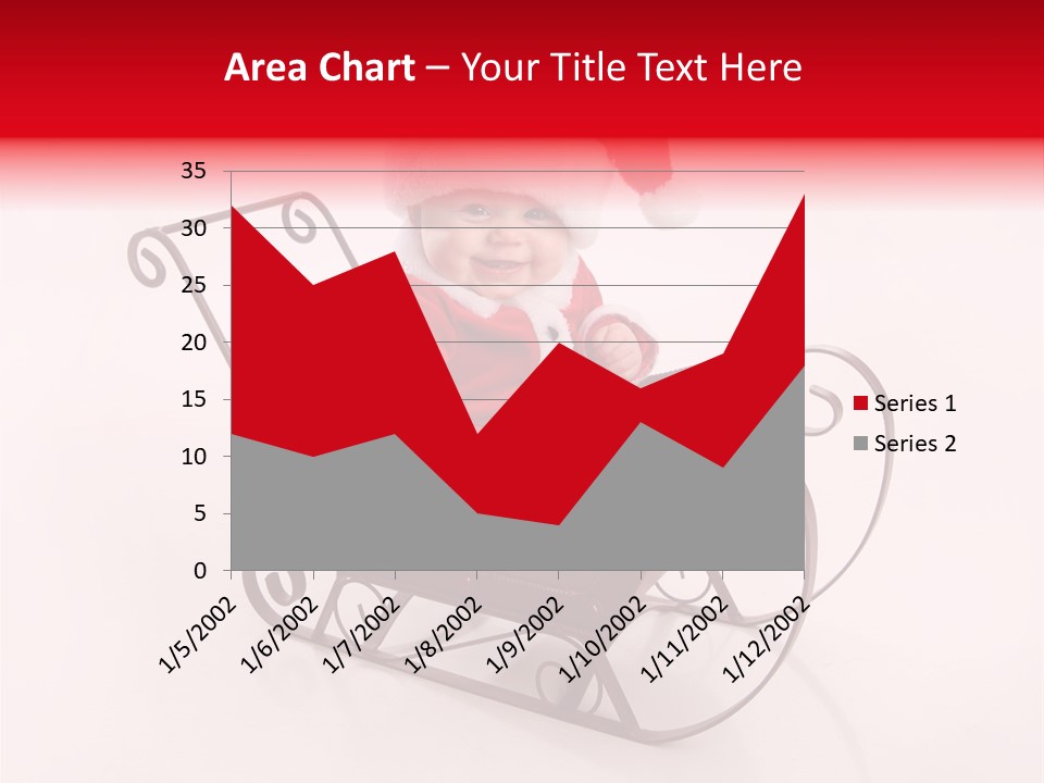 Mustache Laughter Blue Eyes PowerPoint Template