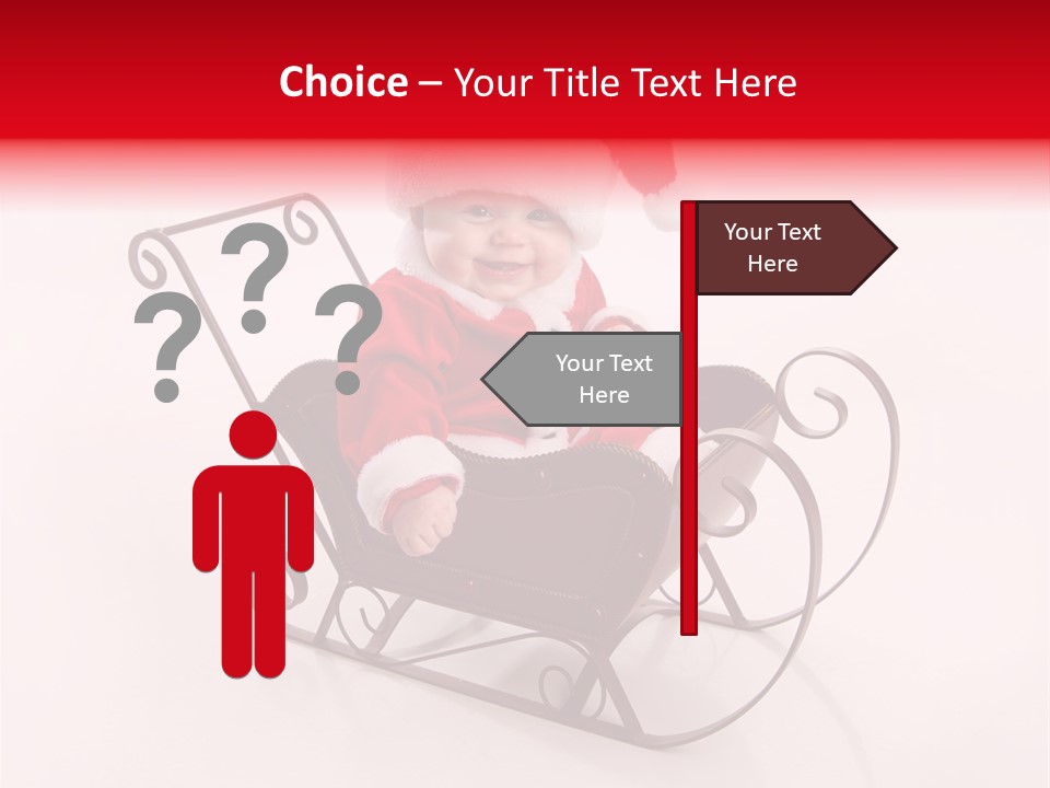 Mustache Laughter Blue Eyes PowerPoint Template