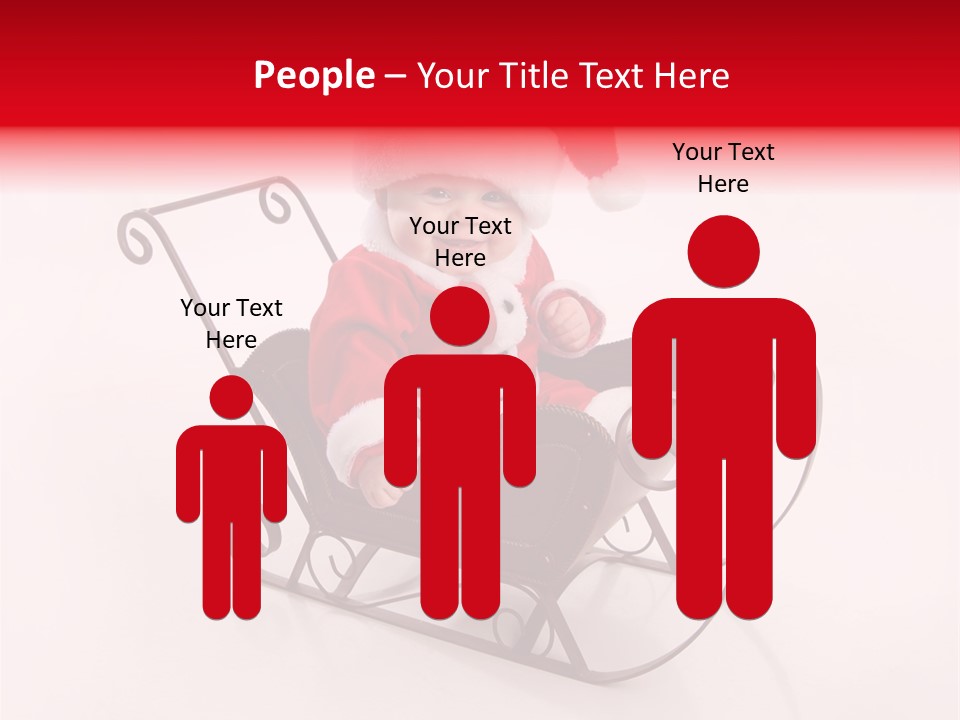 Mustache Laughter Blue Eyes PowerPoint Template