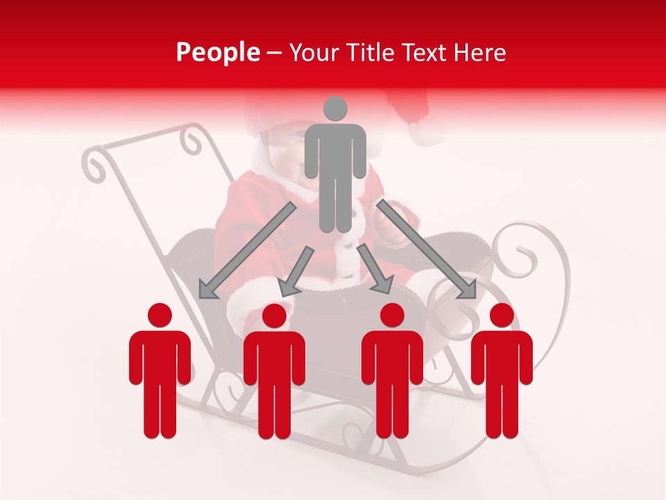 Mustache Laughter Blue Eyes PowerPoint Template