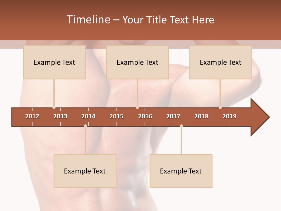 Mirthful Executive Mustache PowerPoint Template