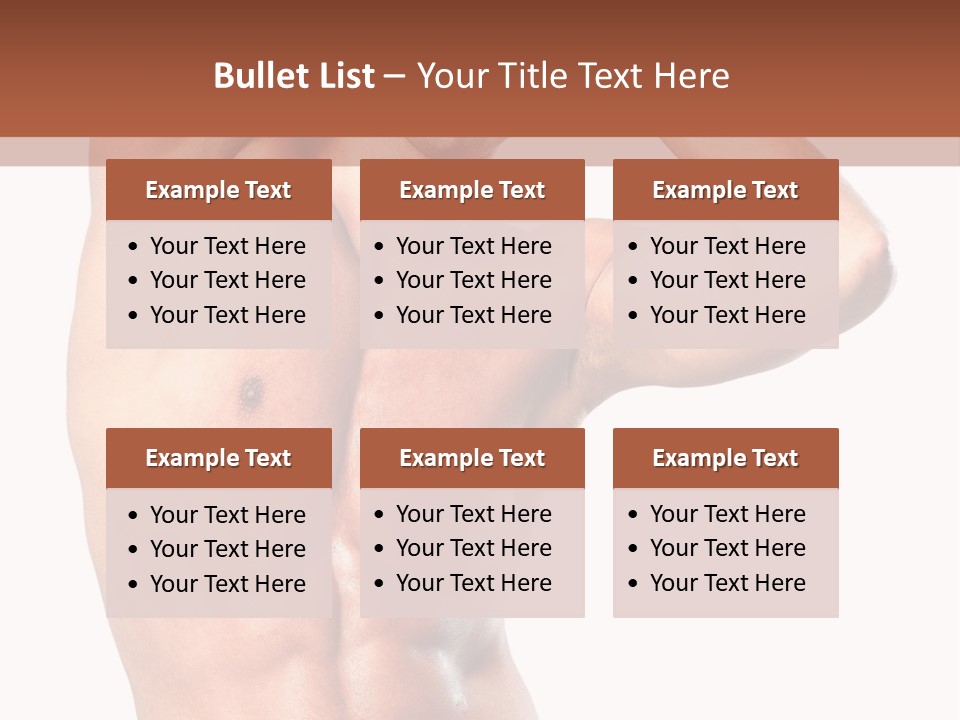 Mirthful Executive Mustache PowerPoint Template