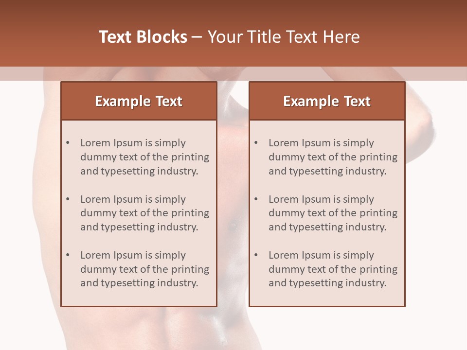 Mirthful Executive Mustache PowerPoint Template