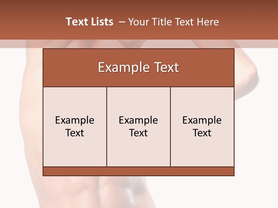 Mirthful Executive Mustache PowerPoint Template