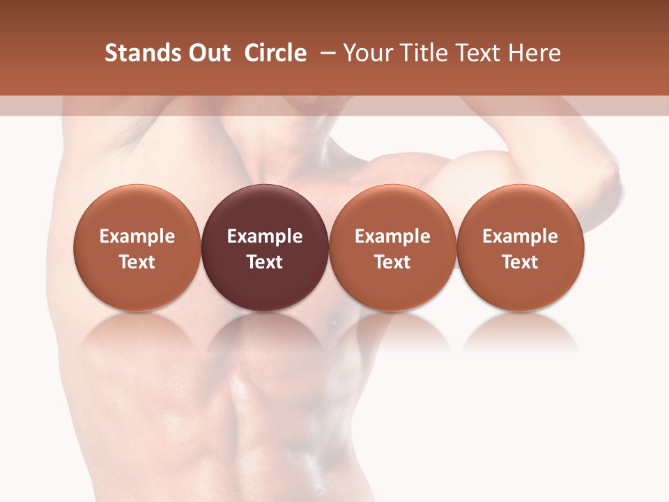 Mirthful Executive Mustache PowerPoint Template