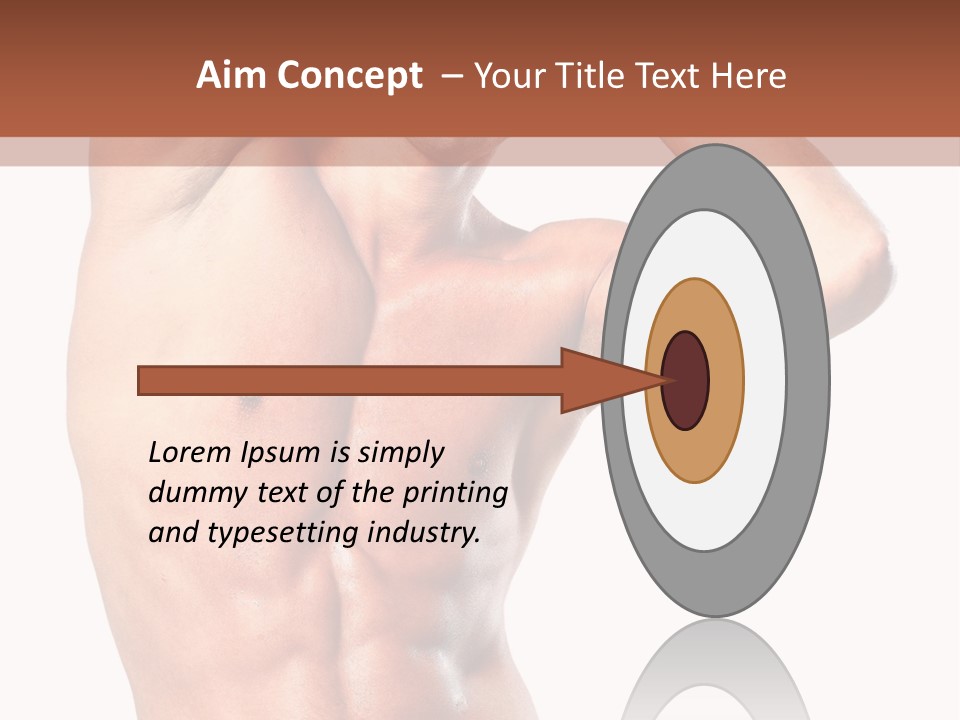 Mirthful Executive Mustache PowerPoint Template