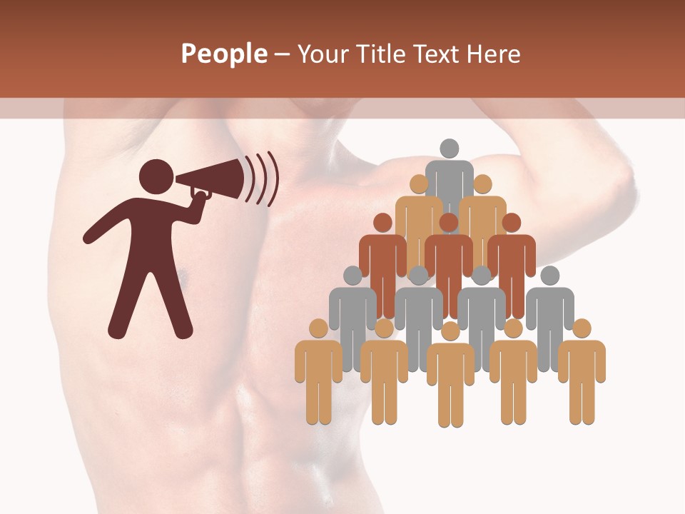 Mirthful Executive Mustache PowerPoint Template