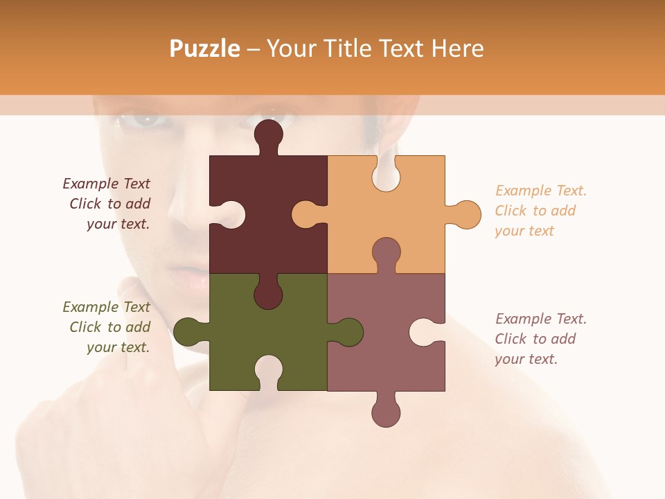 Man Droll Pleasure PowerPoint Template