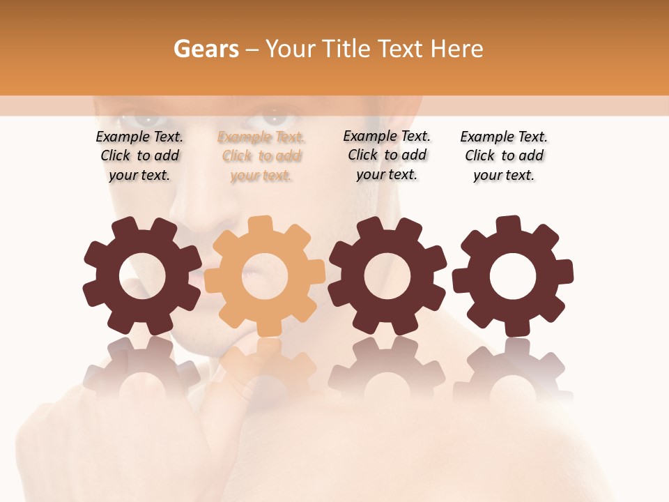 Man Droll Pleasure PowerPoint Template