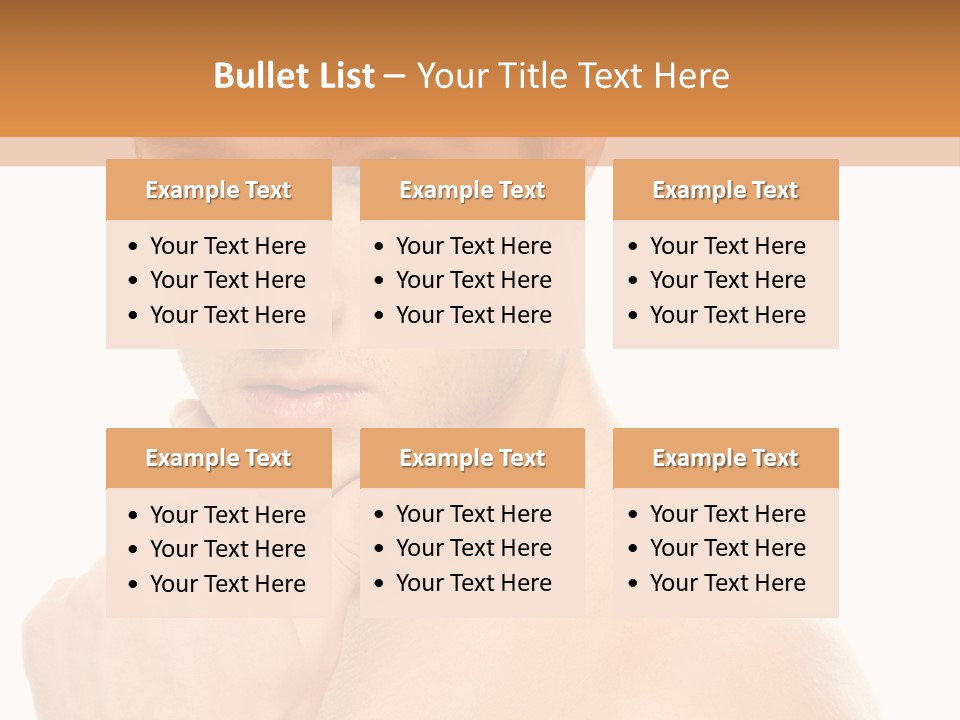 Man Droll Pleasure PowerPoint Template