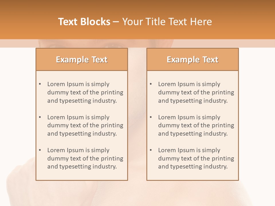 Man Droll Pleasure PowerPoint Template