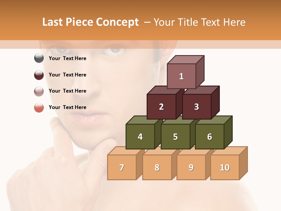 Man Droll Pleasure PowerPoint Template