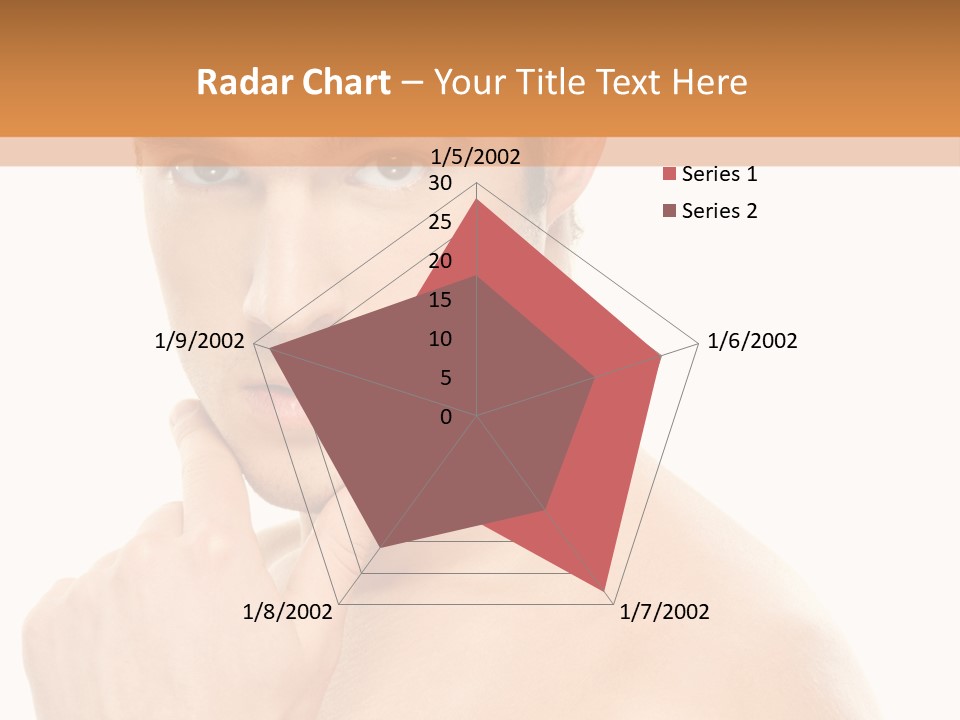 Man Droll Pleasure PowerPoint Template