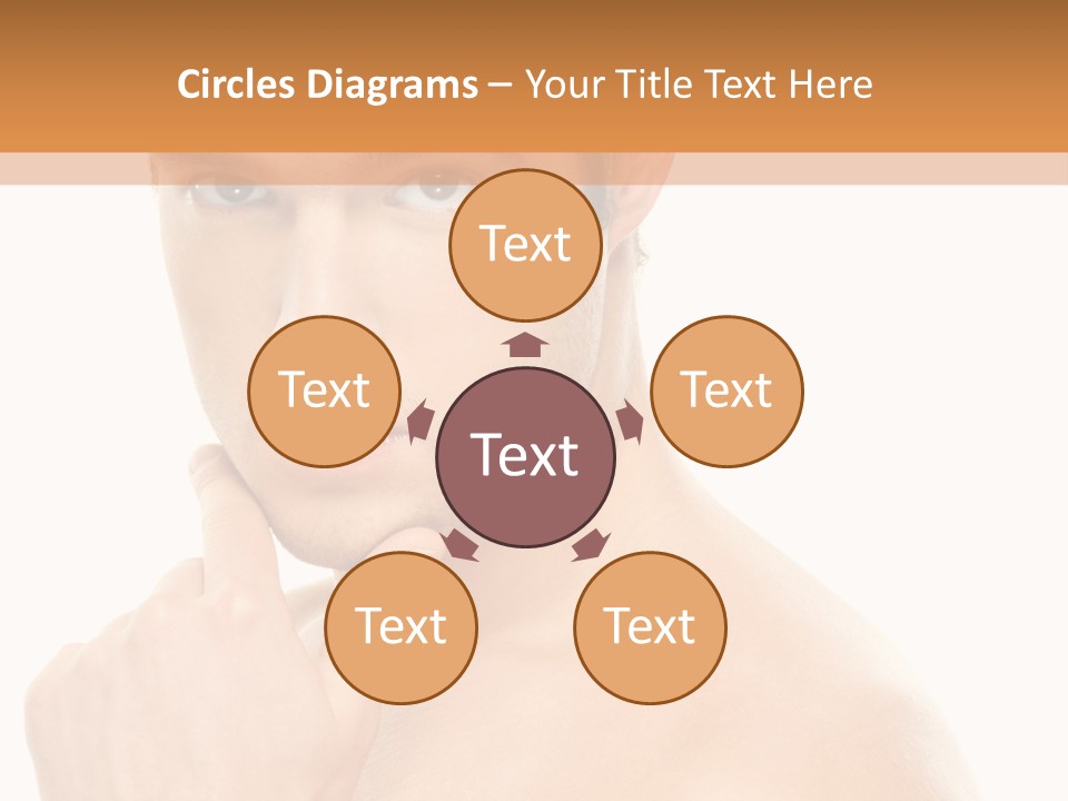 Man Droll Pleasure PowerPoint Template