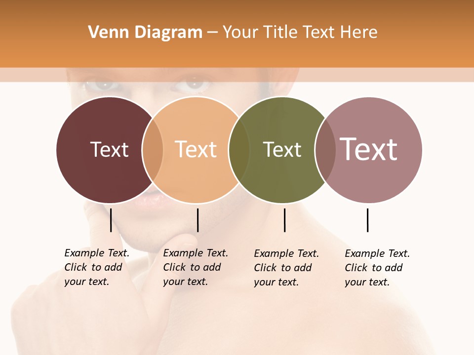 Man Droll Pleasure PowerPoint Template