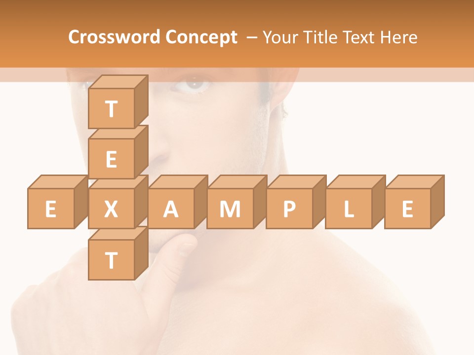 Man Droll Pleasure PowerPoint Template