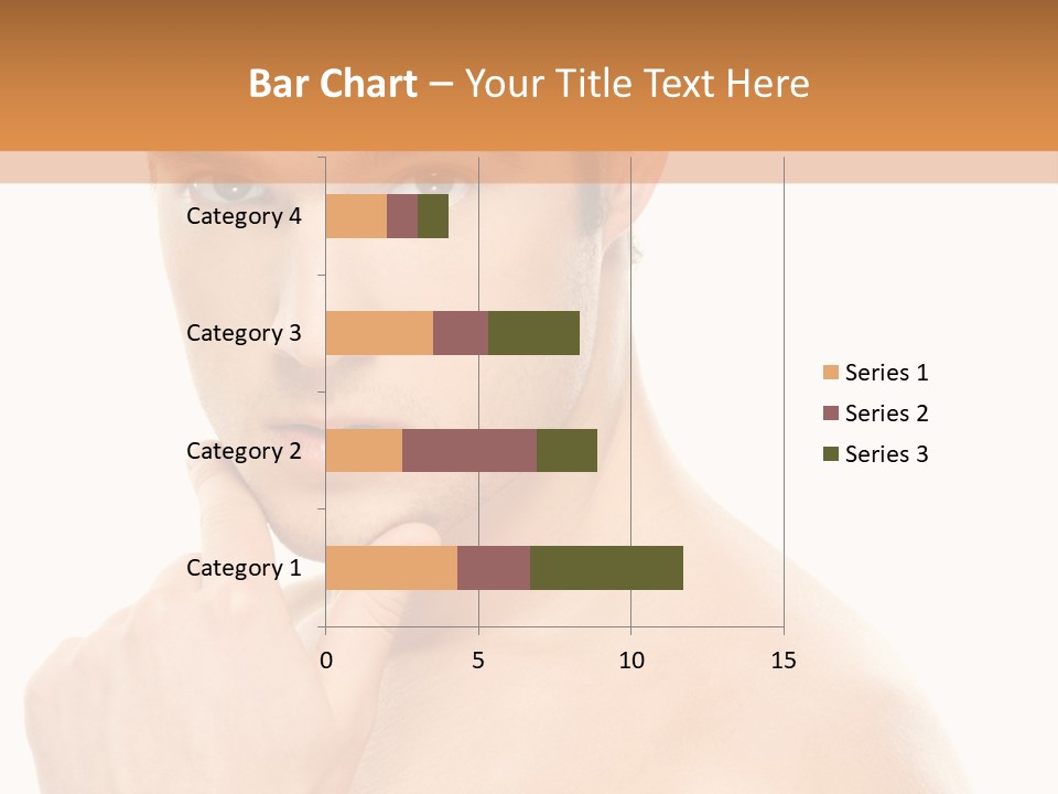 Man Droll Pleasure PowerPoint Template