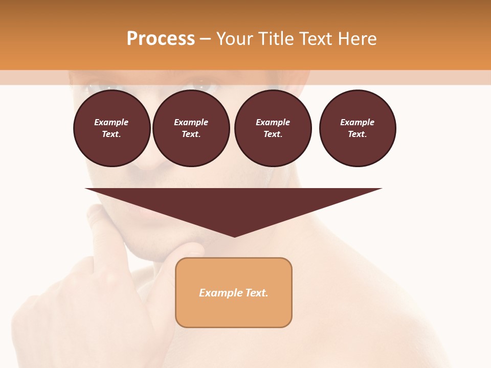 Man Droll Pleasure PowerPoint Template