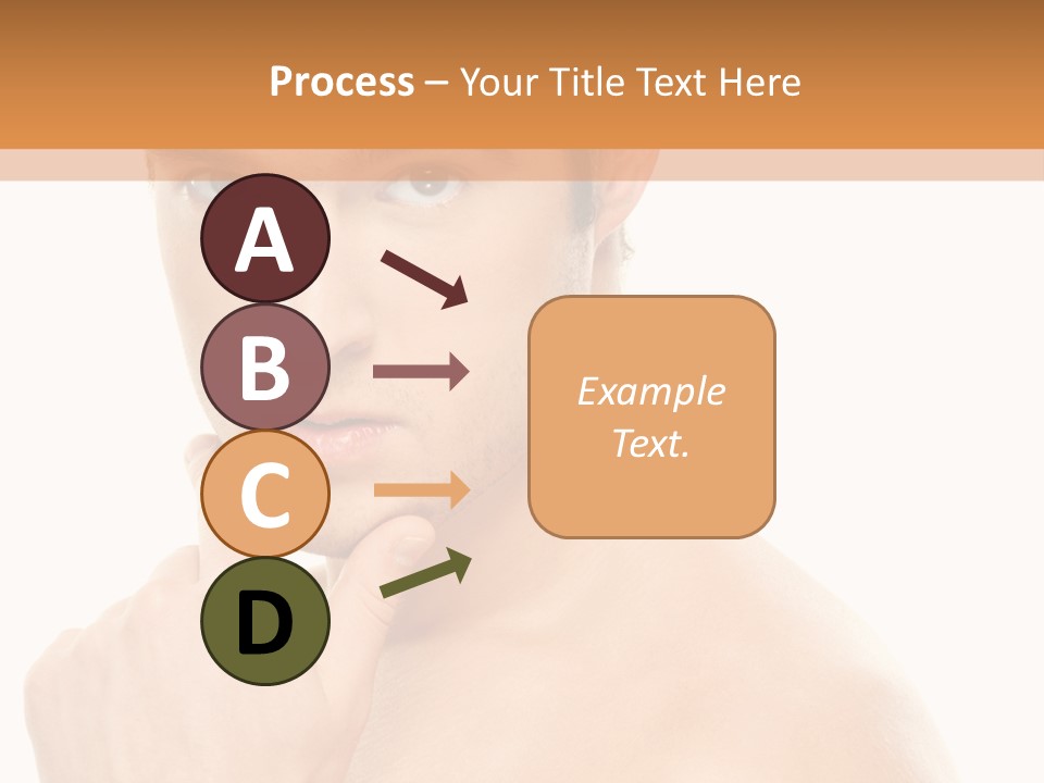 Man Droll Pleasure PowerPoint Template