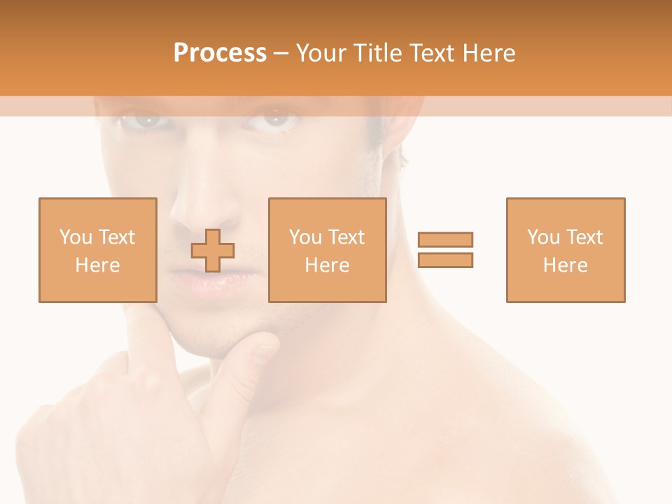 Man Droll Pleasure PowerPoint Template