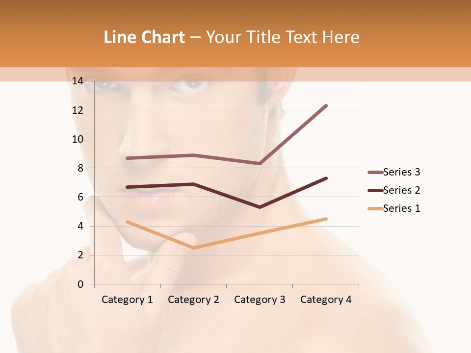 Man Droll Pleasure PowerPoint Template