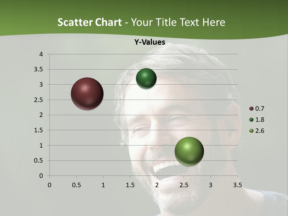 Mustache Man Happy Grin PowerPoint Template