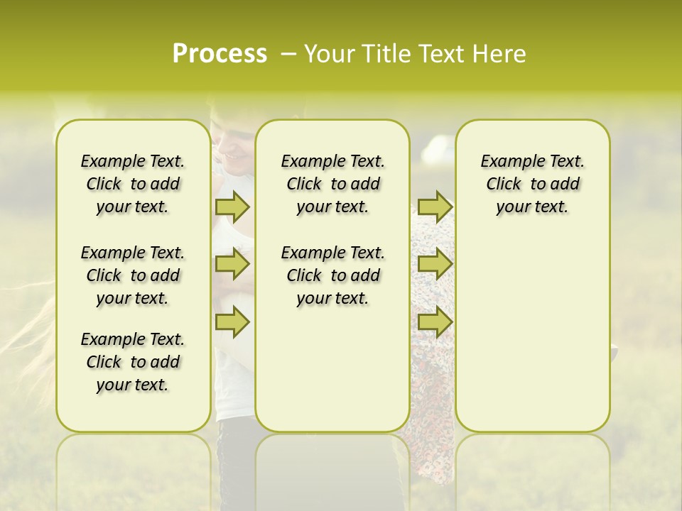 A Man Carrying A Woman On His Back In A Field PowerPoint Template