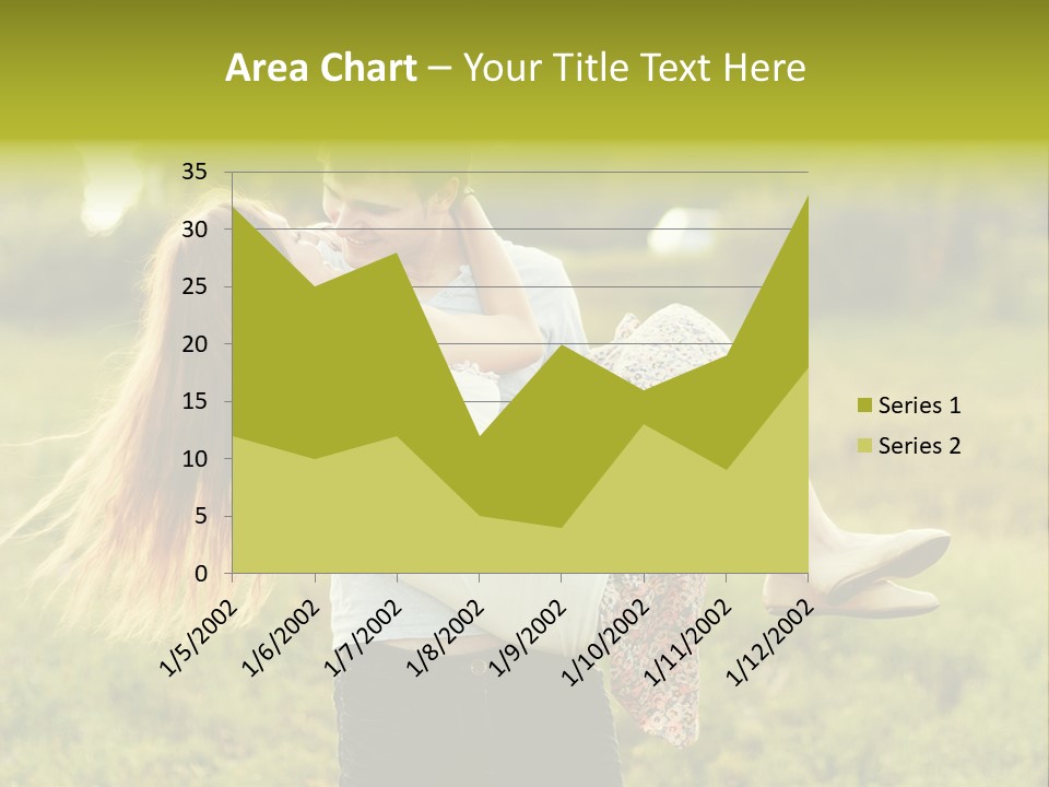 A Man Carrying A Woman On His Back In A Field PowerPoint Template