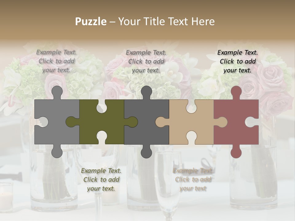 Married Marriage Dining PowerPoint Template