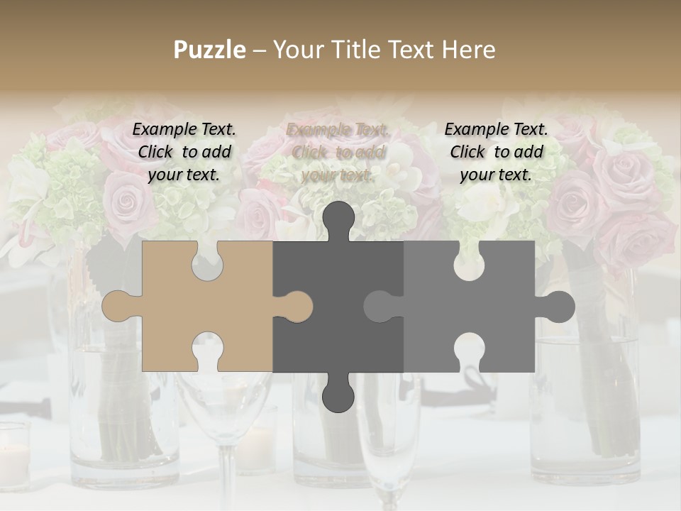 Married Marriage Dining PowerPoint Template