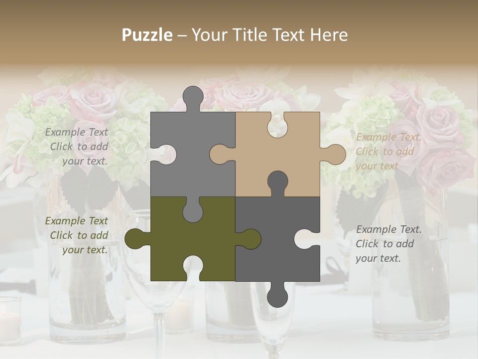 Married Marriage Dining PowerPoint Template