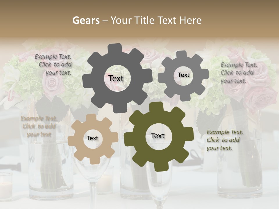 Married Marriage Dining PowerPoint Template