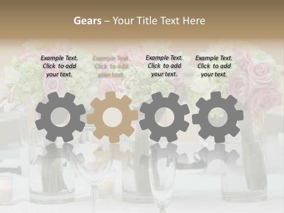 Married Marriage Dining PowerPoint Template