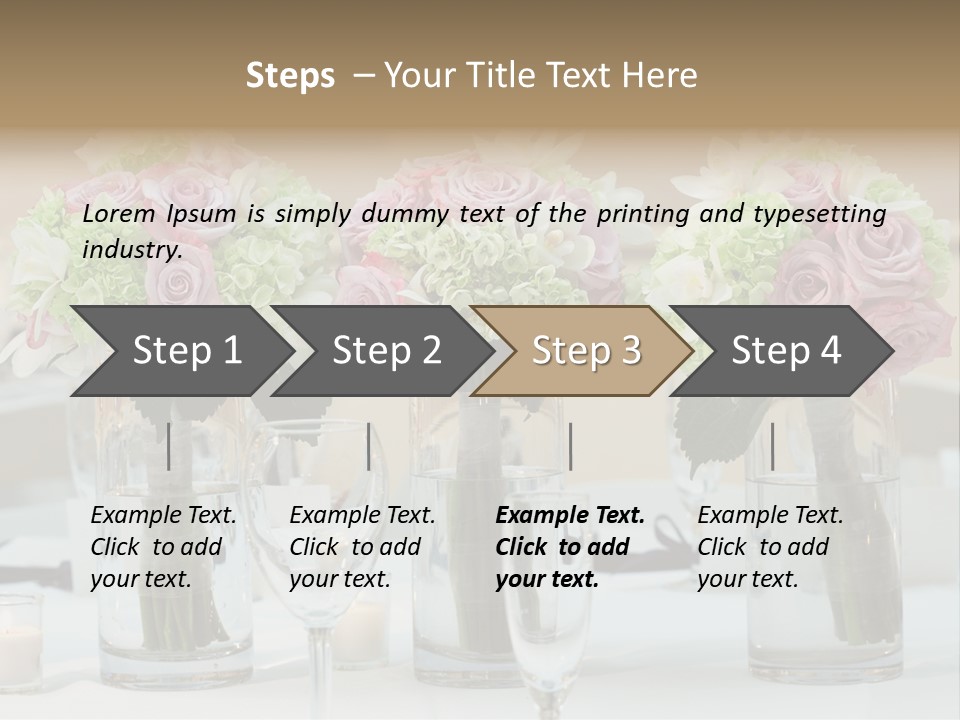 Married Marriage Dining PowerPoint Template