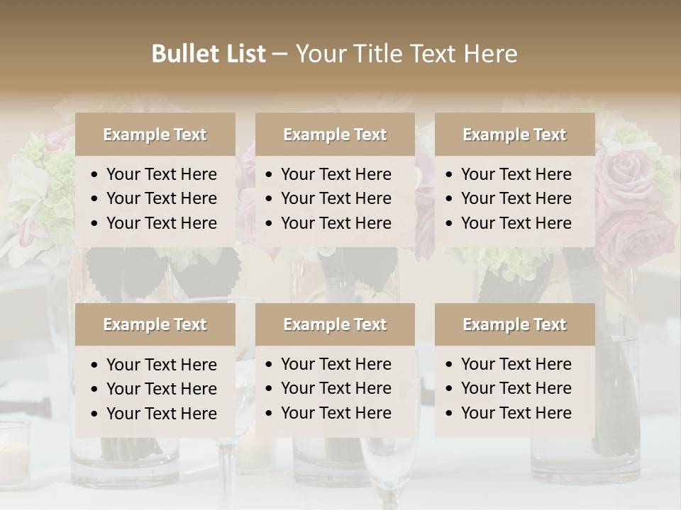 Married Marriage Dining PowerPoint Template