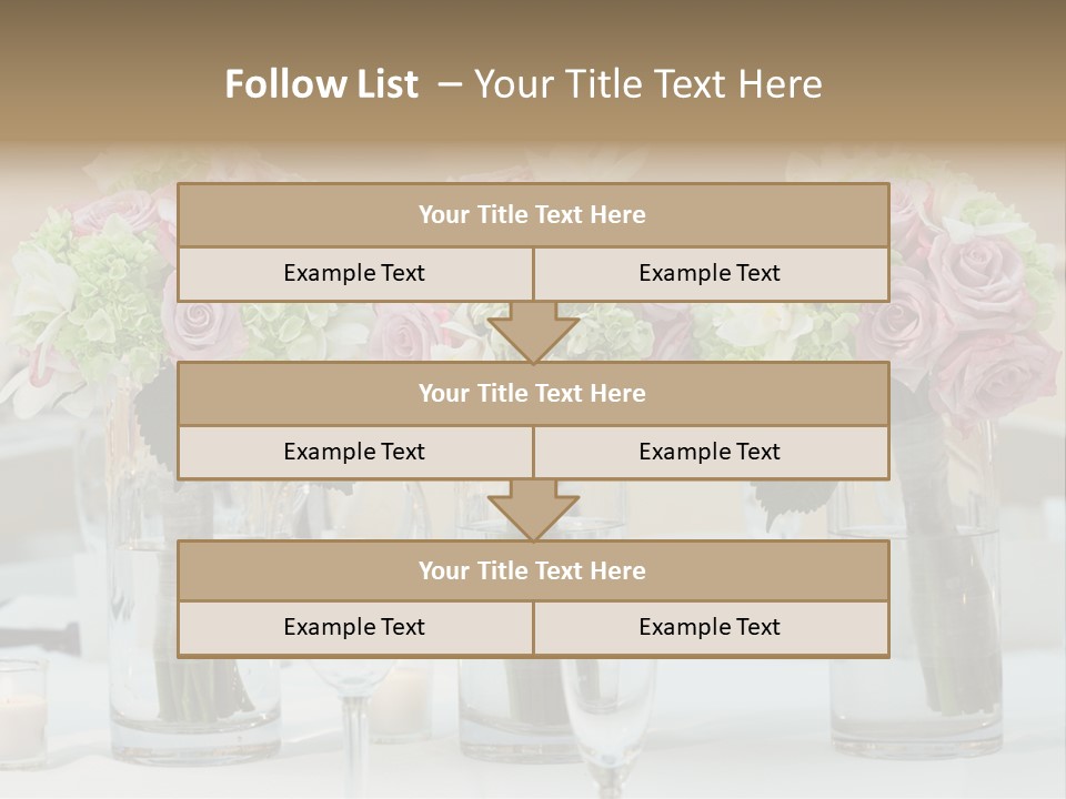 Married Marriage Dining PowerPoint Template