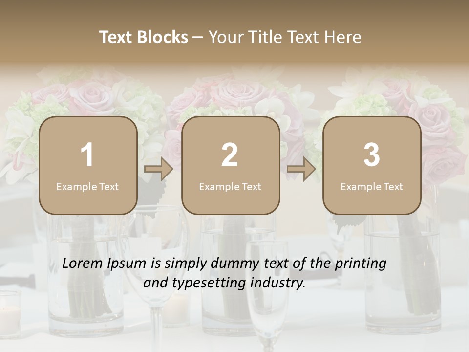 Married Marriage Dining PowerPoint Template