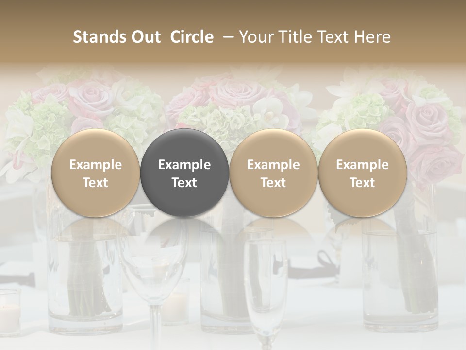 Married Marriage Dining PowerPoint Template