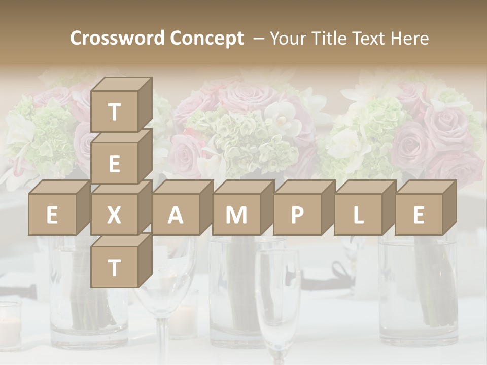 Married Marriage Dining PowerPoint Template