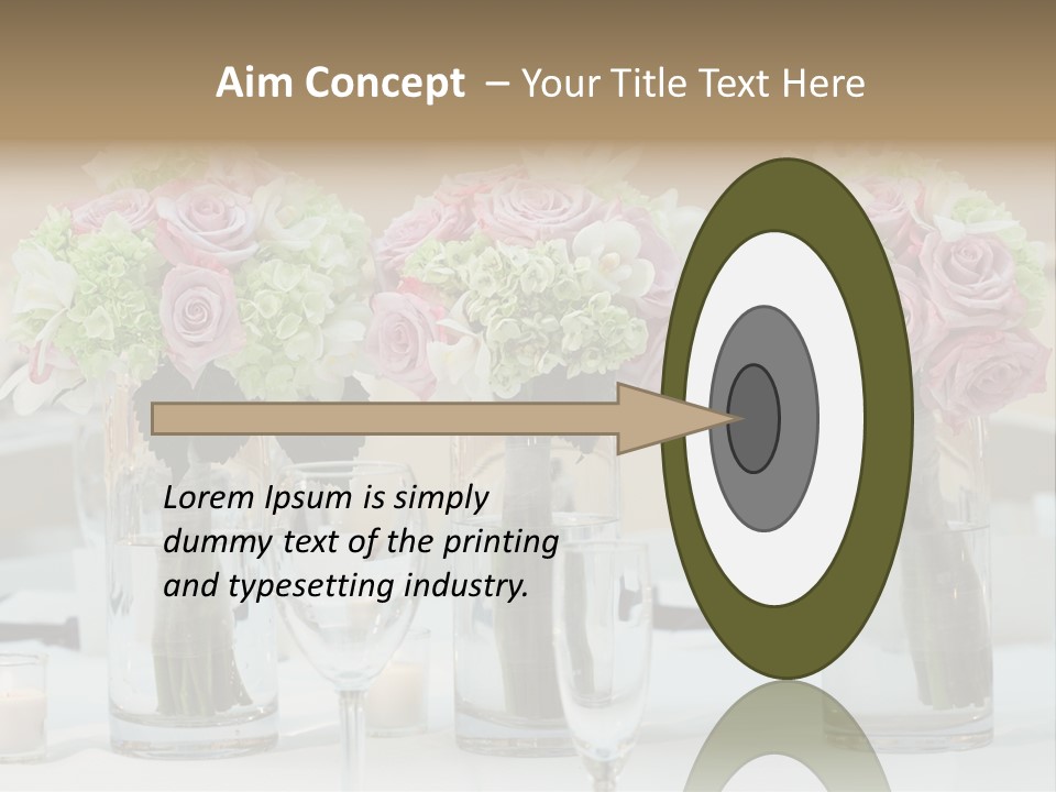 Married Marriage Dining PowerPoint Template