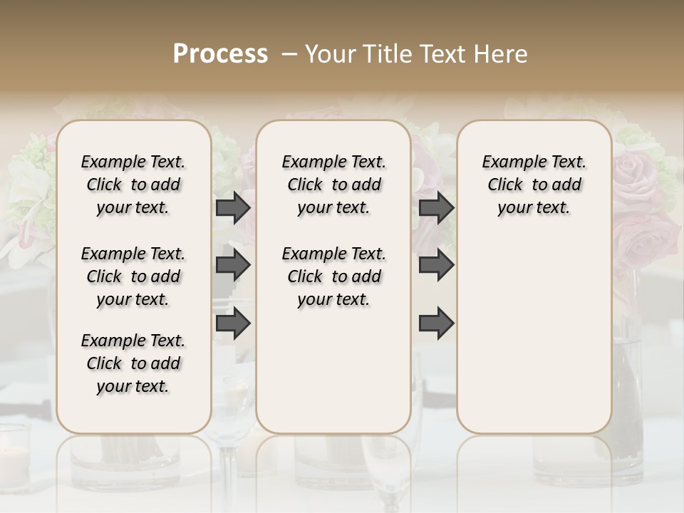 Married Marriage Dining PowerPoint Template